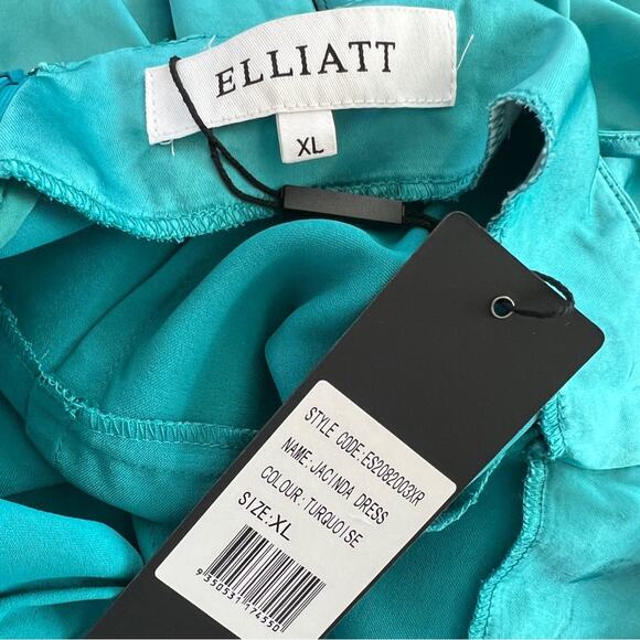 ELLIATT Jacinda Dress in Turquoise NWT Size XL - Picture 10 of 10